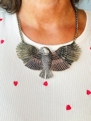 Halsband med stor örn