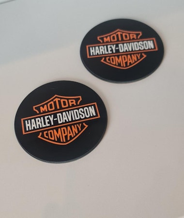 2-pack Harley Davidson svart