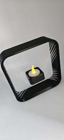 Svävande ljushållare – Endast för LED-ljus (16 cm)