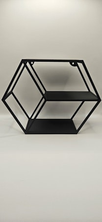 Geometrisk vägg-/bords­hylla