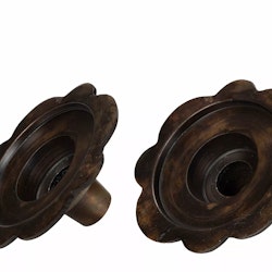 Multiljushållare Antik brun