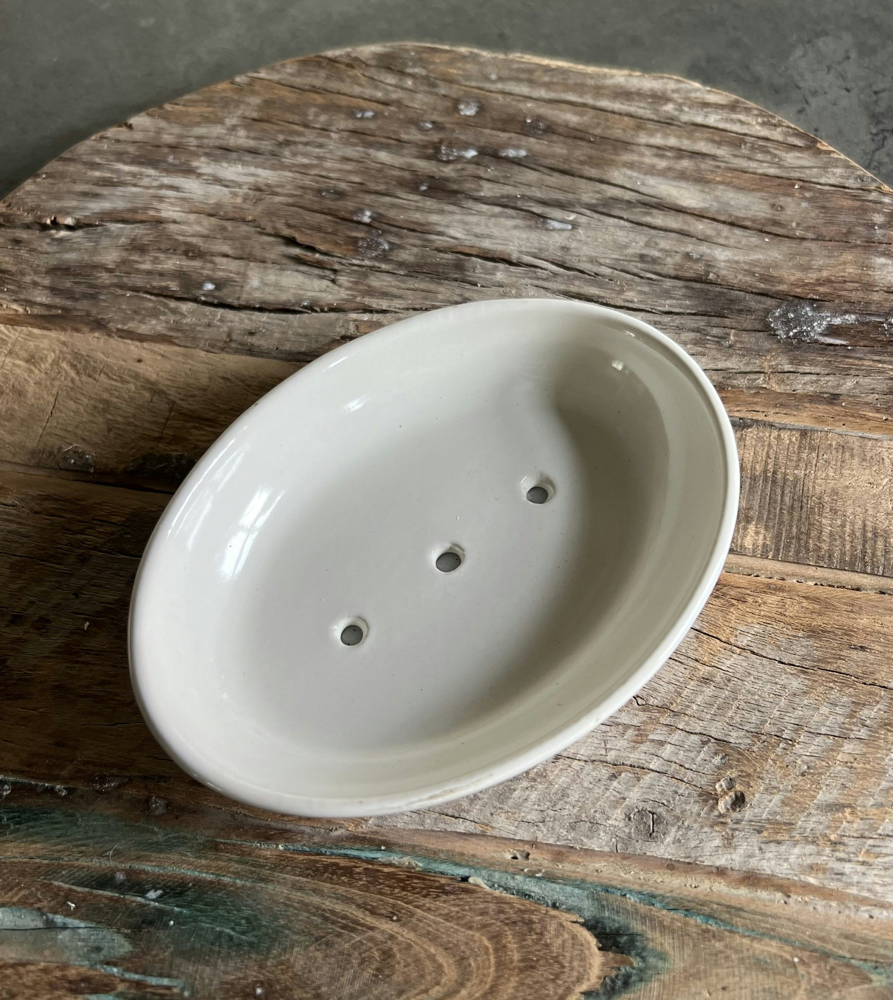 Tvålfat i keramik Bomull