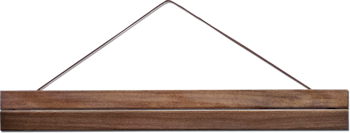Valnötsfärgad trälist 35 cm