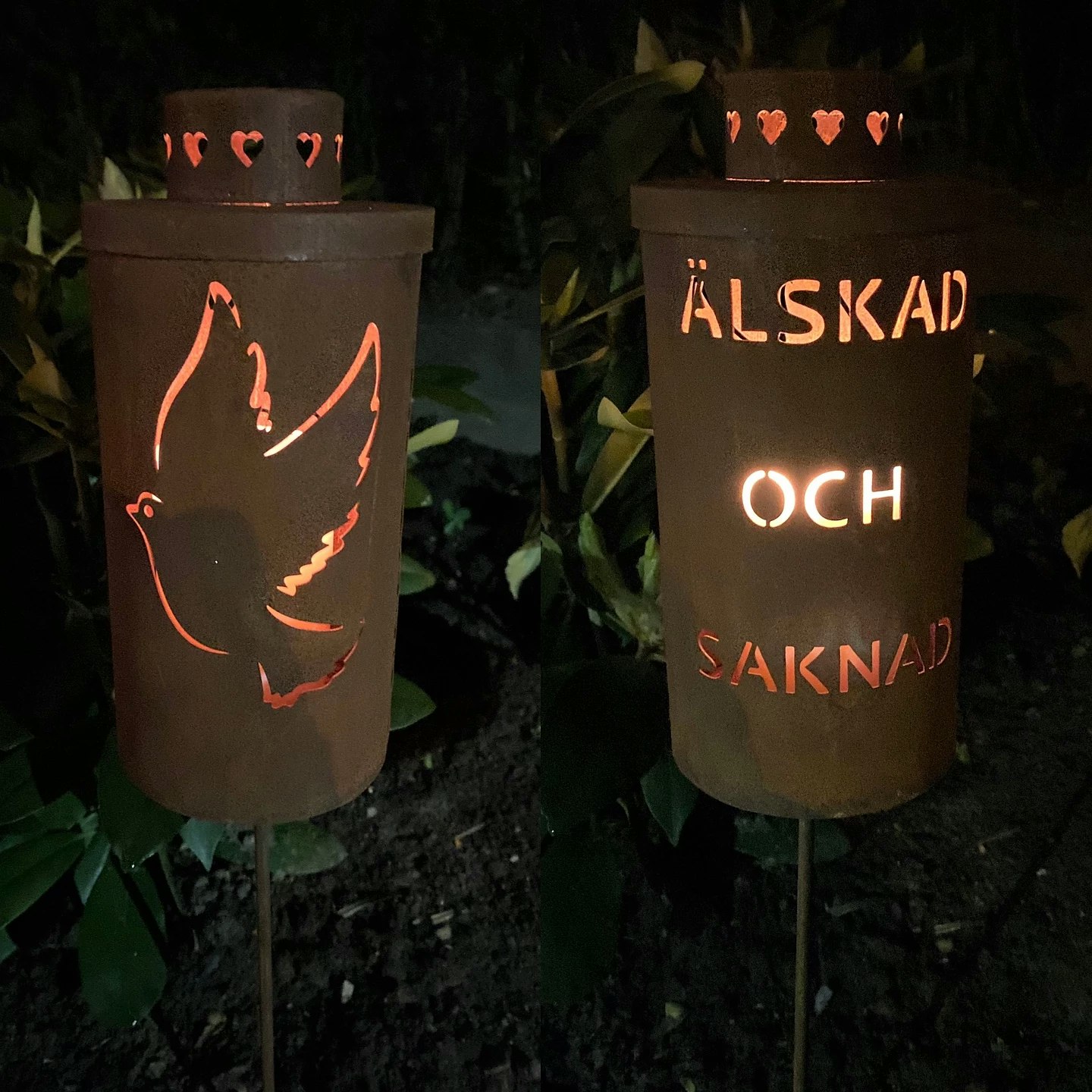 Gravlykta med lock