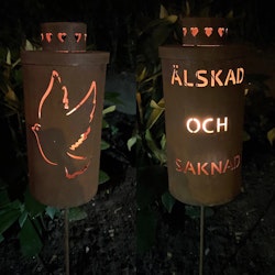 Gravlykta med lock