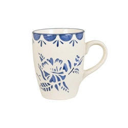 Mugg med dekorativt blommönster