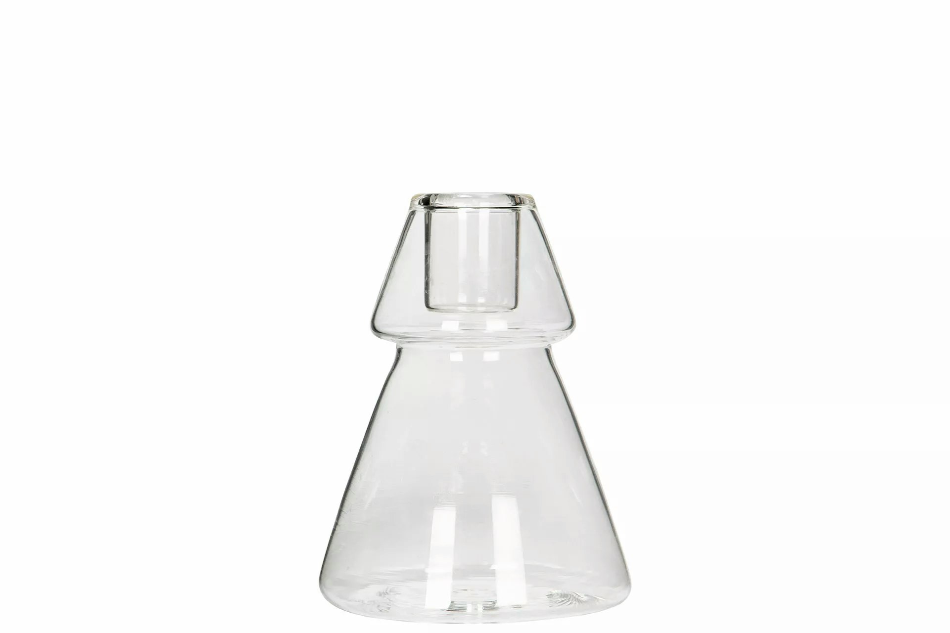 Ljusstake Glas Gran Klar