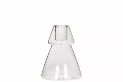 Ljusstake Glas Gran Klar
