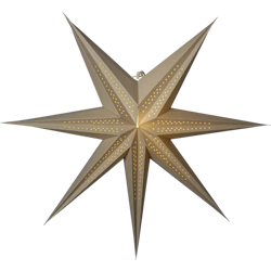 Adventsstjärna beige
