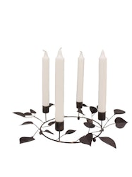 Eros svart/brun ljusstake