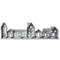 FENIX Ljuslykta hus 3, Grå/vit