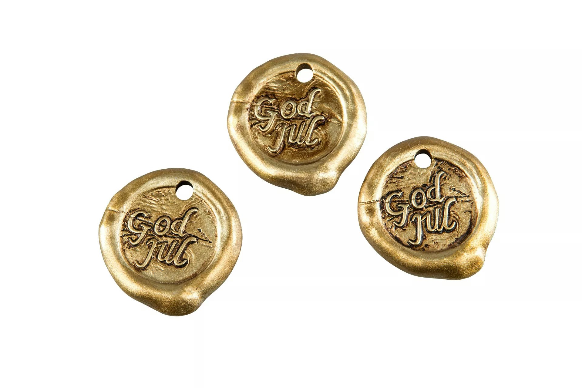 God Jul Sigill i Mörk Guld