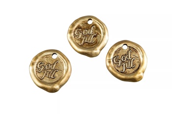 God Jul Sigill i Mörk Guld