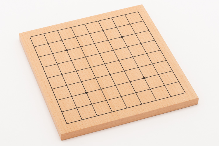 Minsta brädet med 9x9 linjer för brädspelet Go. Perfekt för att lära sig spelet på.