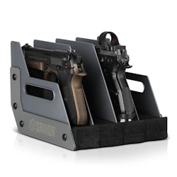 Savior Equipment - 4-Slot Pistol Rack SW Gray