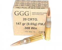 GGG .308 147gr FMJ