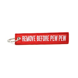 Chamberflag Tag - Remove Before Pew Pew