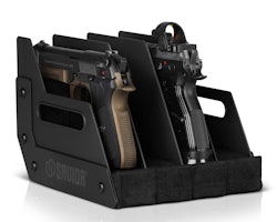Savior Equipment - 4-Slot Pistol Rack Obsidian Black
