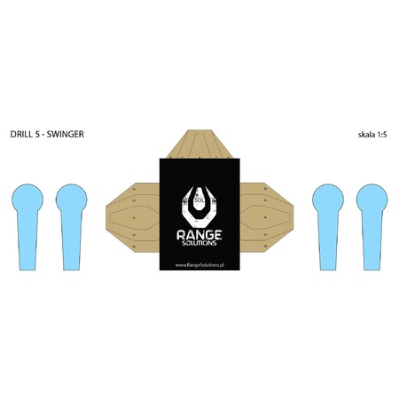 Range Solutions Drill 5 Swinger - 50pcs