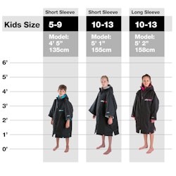 dryrobe® Kids Advance Long Sleeve - Camo / Grey