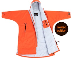 dryrobe® Advance Long Sleeve - Orange / Grey