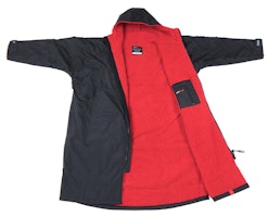 dryrobe® Advance Long Sleeve - Black / Red