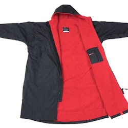 dryrobe® Advance Long Sleeve - Black / Red