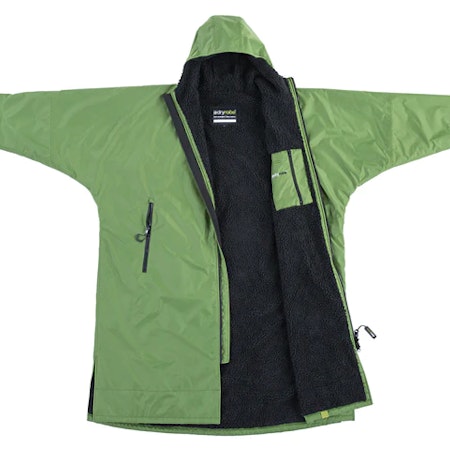 dryrobe® Advance Long Sleeve - Forest Green / Black