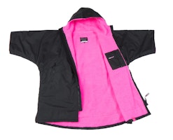 dryrobe® Kids Advance Long Sleeve - Black / Pink