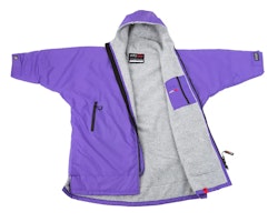 dryrobe® Kids Advance Long Sleeve - Purple / Grey
