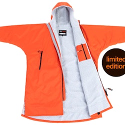 dryrobe® Kids Advance Long Sleeve - Orange / Grey