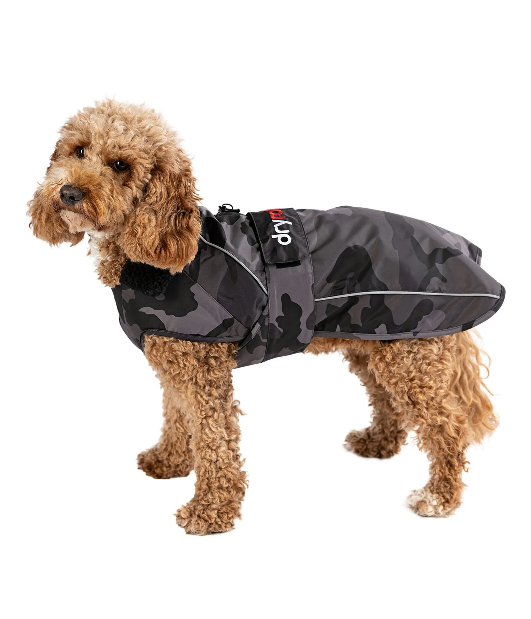 dryrobe® Dog - Black Camo / Black