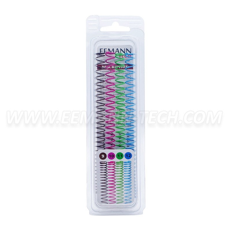 Eemann Tech Recoil Springs Calibration Pack STANDARD / CLASSIC MINOR for 1911/2011