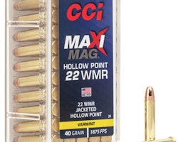 CCI .22 WMR Maxi-Mag JHP 40gr