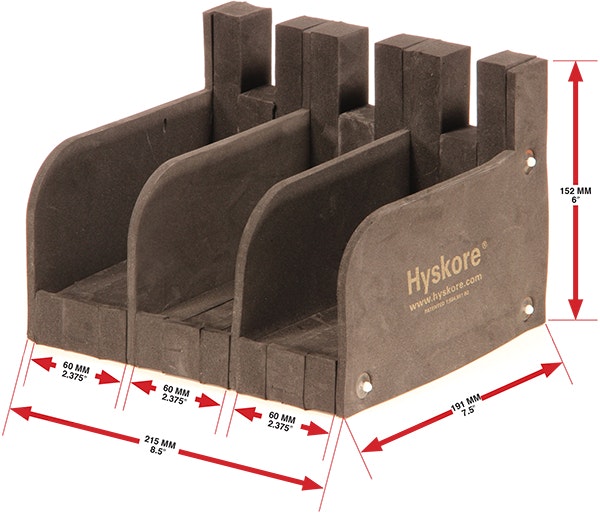 Hyskore® Modular Pistol Rack - 3 slots