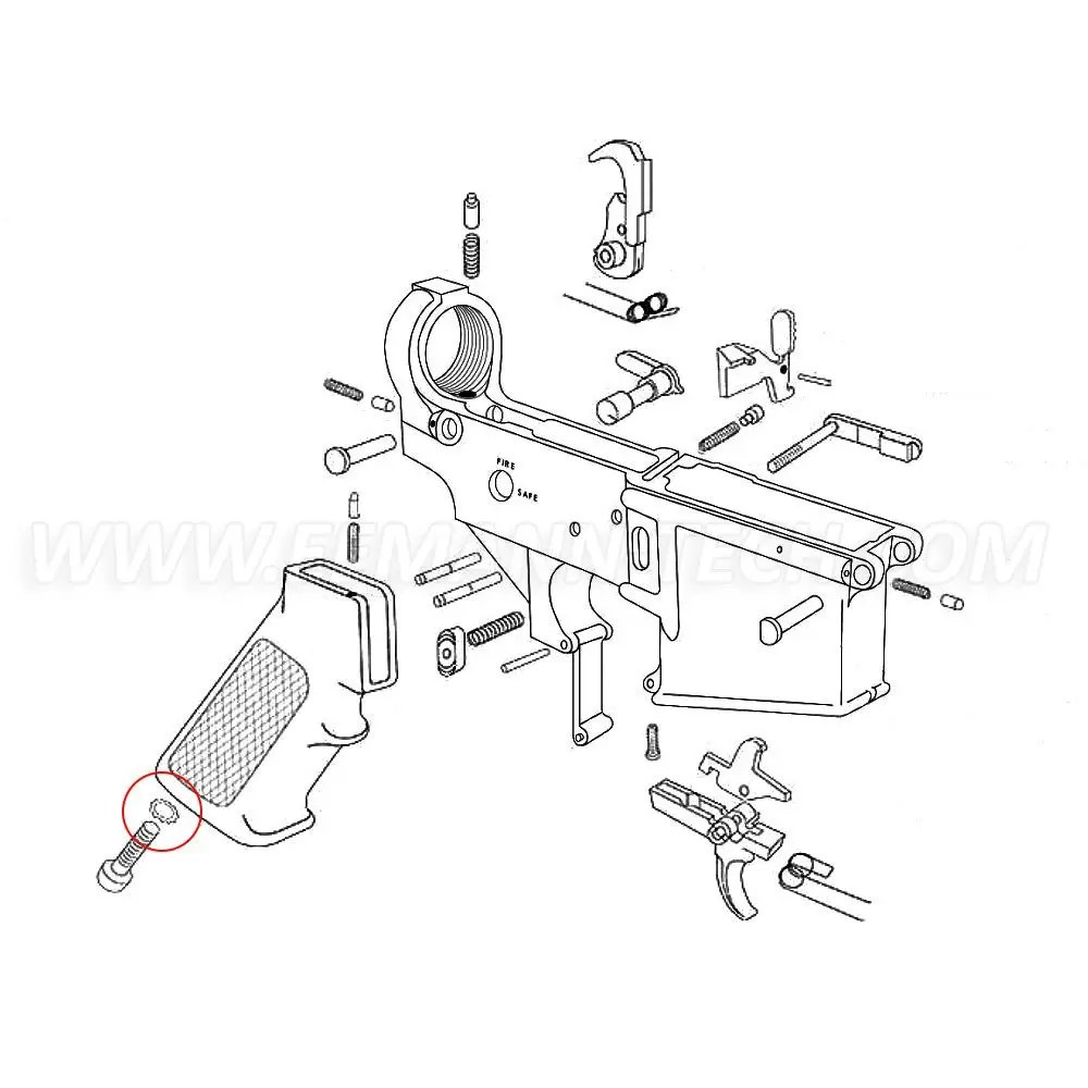 Eemann Tech AR-15 Grip Lock Washer