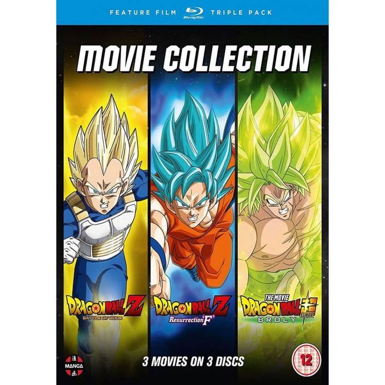 Dragon Ball Z Movie Trilogy: Battle of Gods, Resurrection of F & Broly Blu-Ray