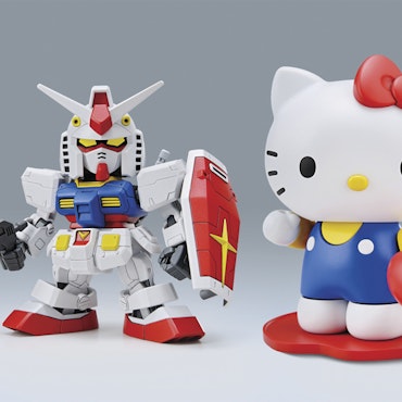 SD Hello Kitty / Gundam RX-78-2 Model Kit