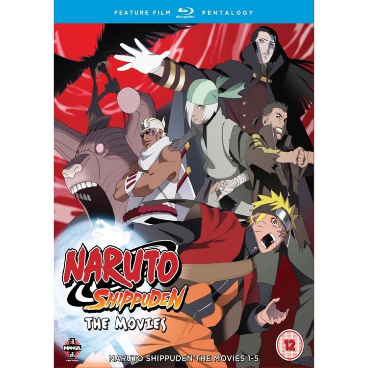 Naruto Shippuden Movies 1-5 Blu-Ray