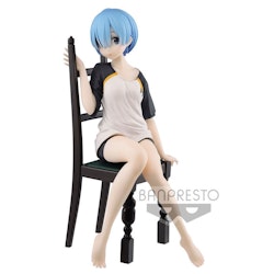 Re:Zero Starting Life in Another World Relax Time Figure Rem T-Shirt ver. (Banpresto)