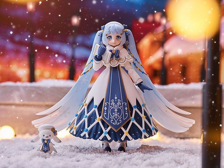 Character Vocal Series 01: Hatsune Miku Figma Action Figure Snow Miku: Glowing Snow Ver. (Max Factory)