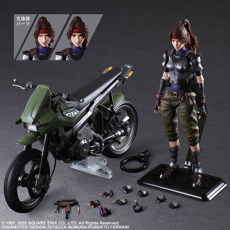 Final Fantasy VII Remake Play Arts Kai Action Figure & Vehicle Jessie & Bike (Square Enix)