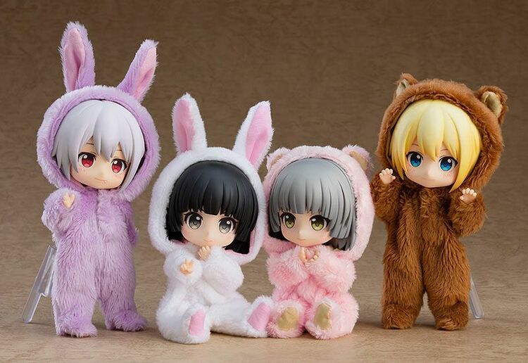 Original Character Parts for Nendoroid Doll Figures Kigurumi Pajamas (Rabbit - Purple)