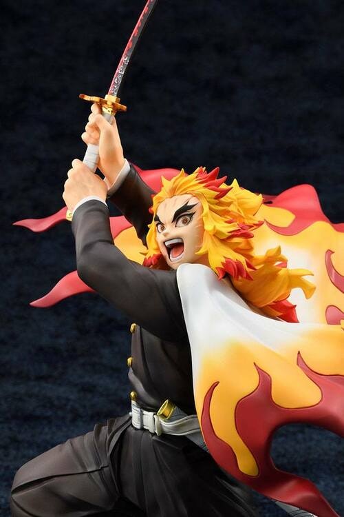 Demon Slayer Kimetsu No Yaiba 1 8 Figure Kyojuro Rengoku Bellfine Demon Slayer Kimetsu No Yaiba 1 8 Figure Kyojuro Rengoku Bellfine