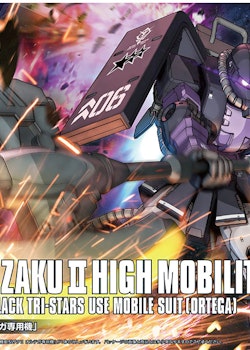 HG Zaku II High Mobility Type Ortega Origin Ver. 1/144 (Bandai)