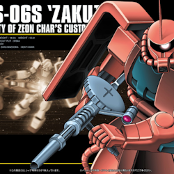 HGUC Zaku II Char's Custom 1/144 (Bandai)