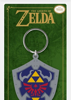 Legend of Zelda Rubber Keychain Hylian Shield (Pyramid International)