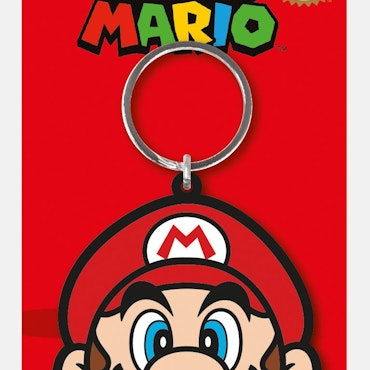 Super Mario Rubber Keychain Mario (Pyaramid)