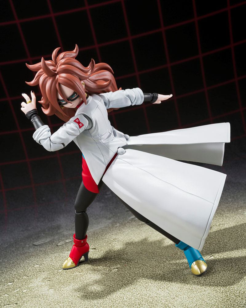 Dragon Ball FighterZ S.H. Figuarts Action Figure Android 21 Lab Coat (Tamashii Nations)