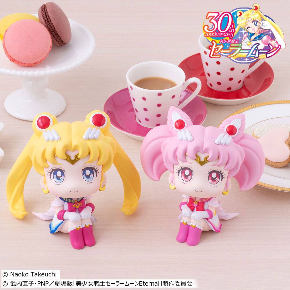 Pretty Guardian Salior Moon Look Up Figures Super Sailor Moon & Super Sailor Chibi Moon Limited Ver. (Megahouse)